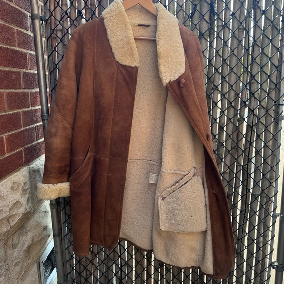 Shearling Coat and Hat - Size 12 - Picture 5 of 16